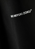 Mki Miyuki Zoku Logo-print Cotton-blend Sweatpants Black