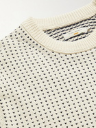 Nudie Jeans - August Weever Island Recycled Cotton-Blend Sweater - Neutrals