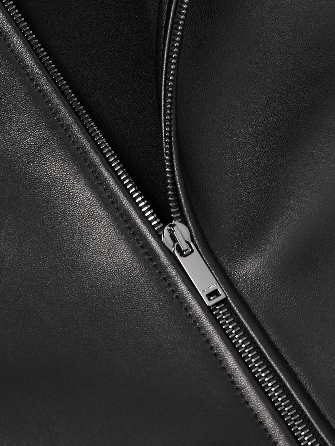 Valentino Garavani - Leather Hooded Jacket - Black Valentino Garavani