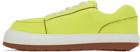 Sunnei Yellow Neoprene Dreamy Low-Top Sneakers