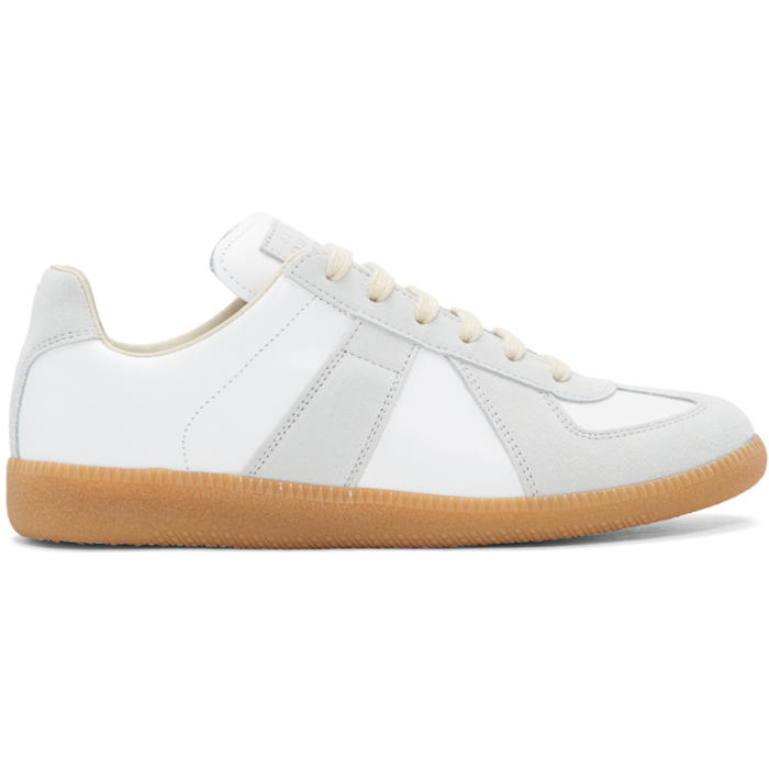 Photo: Maison Margiela White Replica Sneakers