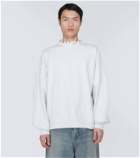 Balenciaga Pierced Round fleece sweatshirt