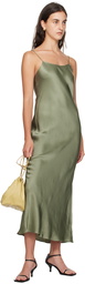 ANINE BING Green Chloe Maxi Dress