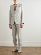 Favourbrook - Dawlish Ebury Slim-Fit Herringbone Linen Suit Jacket - Gray