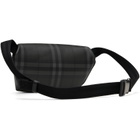 Burberry Gray City Check Belt Bag