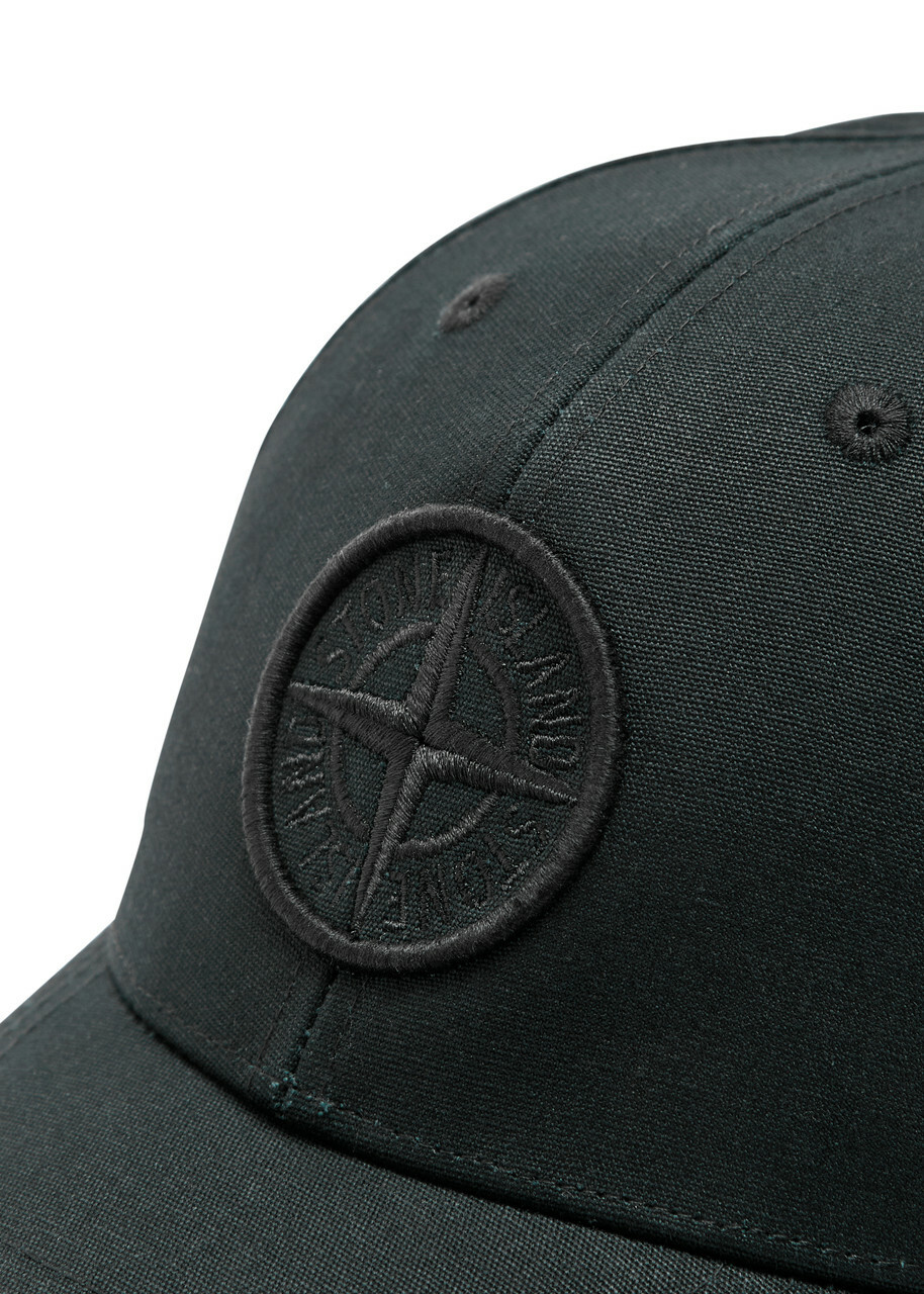 Les Deux Logo-embroidered Cotton Snapback cap - Black - One Size
