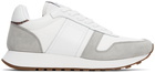 Paul Smith White & Grey Eighties Sneakers