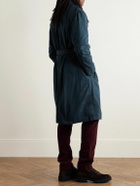 Massimo Alba - Mustang Woven Trench Coat - Blue