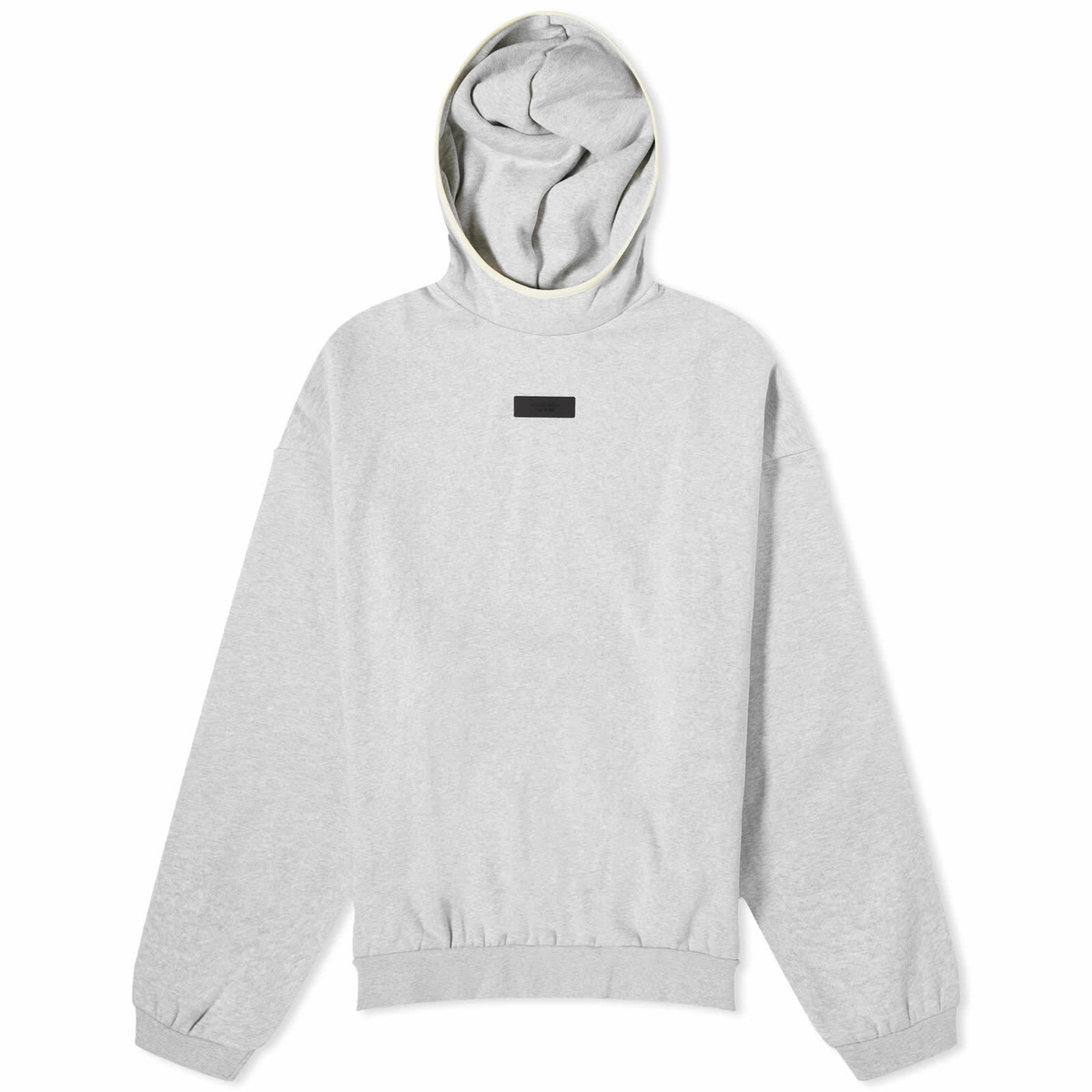 Hollister logo front hoodie in light grey