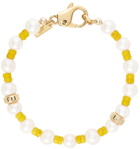 éliou SSENSE Exclusive Yellow Nevali Bracelet