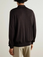 Purdey - Wool Polo Shirt - Brown