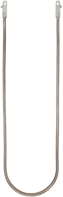Photo: Rick Owens Silver Porterville Snake Chain Crossbody Bag Strap