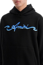 AMIRI hooded sweatshirt with logo print Black