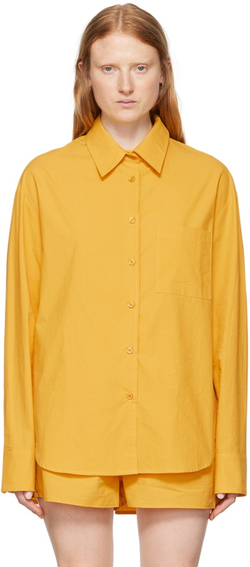 Photo: The Frankie Shop Yellow Lui Shirt