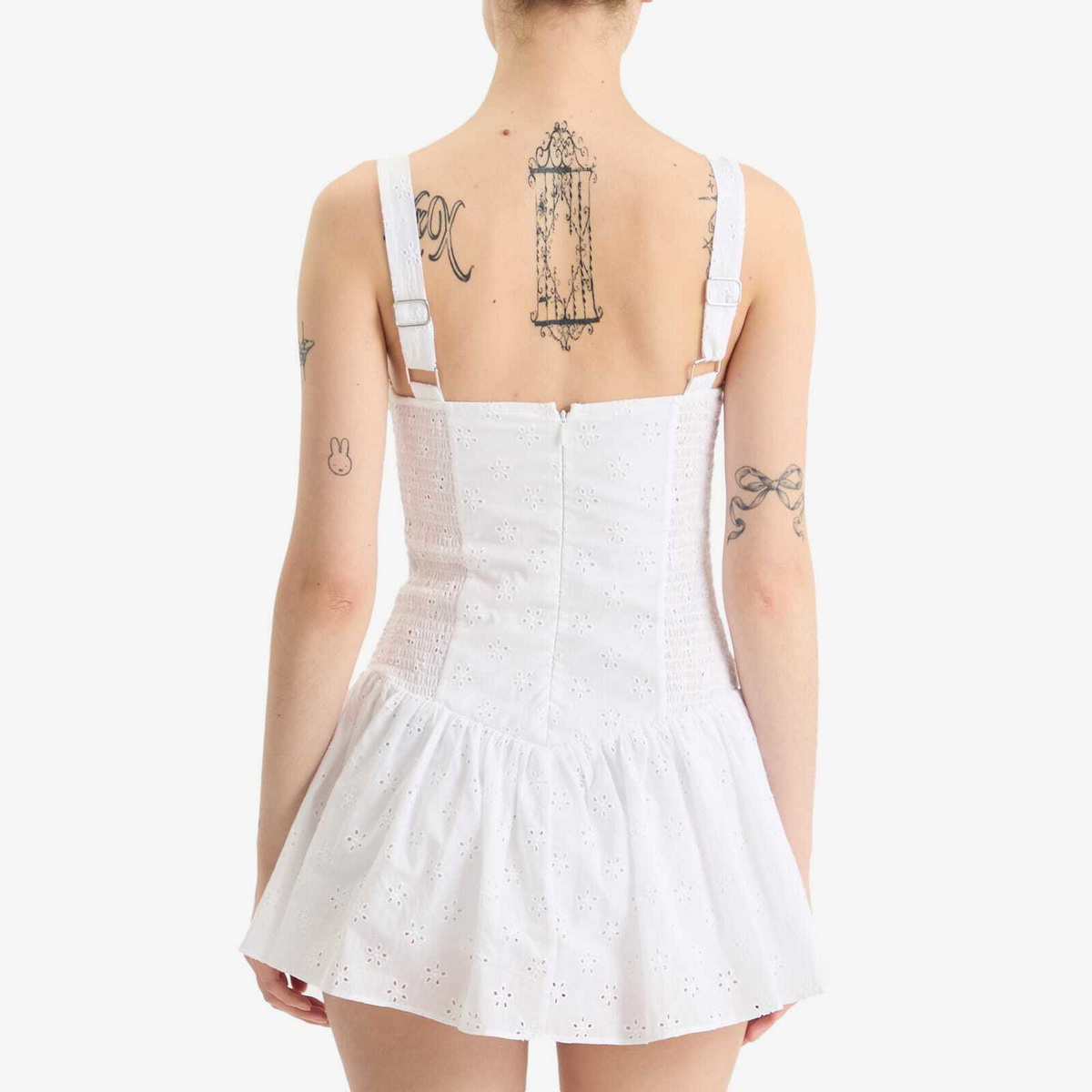 Peachy Den Women's Dylan Romper Dress in Daisy