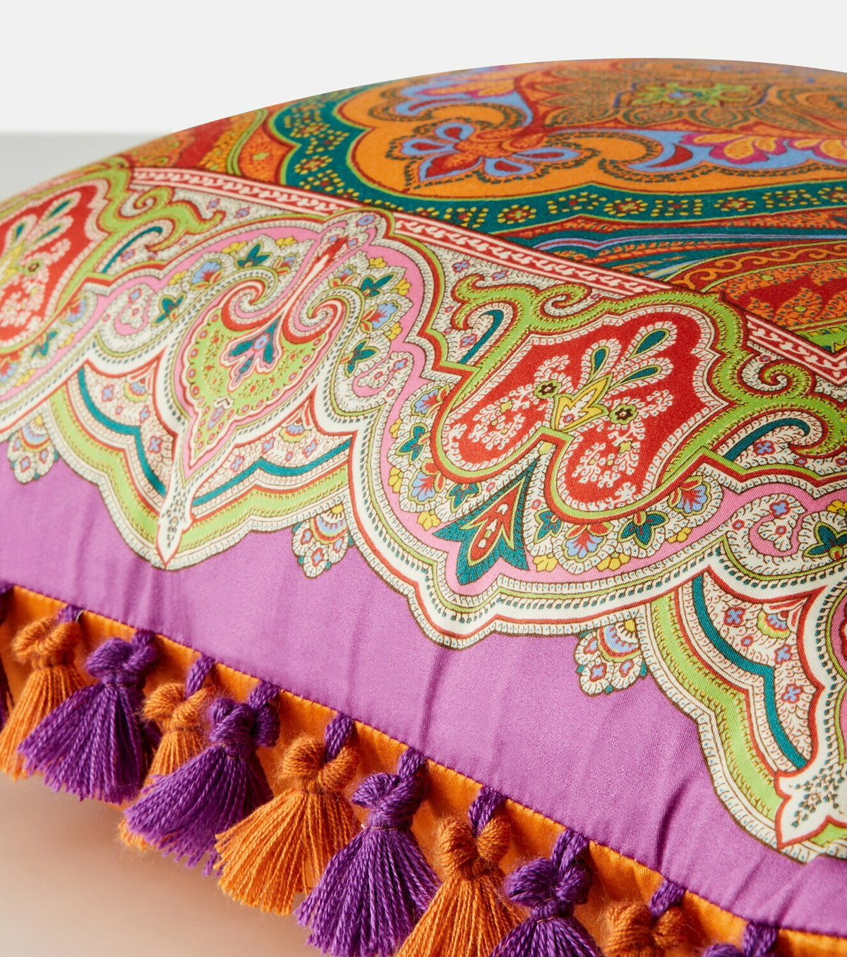 Etro Pegaso paisley cotton cushion