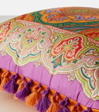 Etro Pegaso paisley cotton cushion