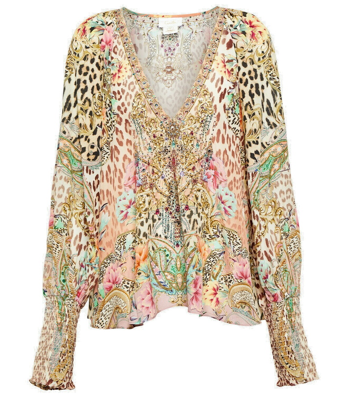 Photo: Camilla Printed silk blouse