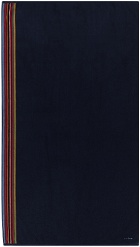 Paul Smith Navy Signature Stripe Bath Sheet