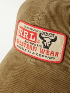 RRL - Logo-Appliquéd Cotton-Corduroy Baseball Cap