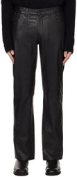FREI-MUT Black Alien Leather Pants