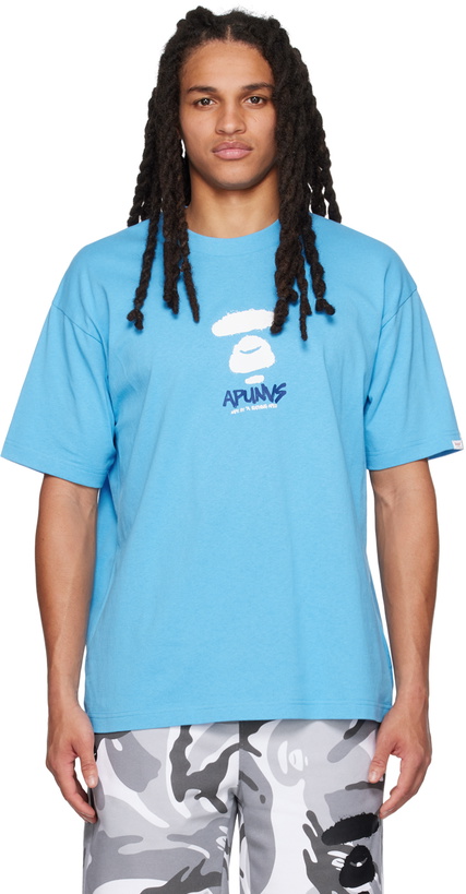 Photo: AAPE by A Bathing Ape Blue Theme T-Shirt