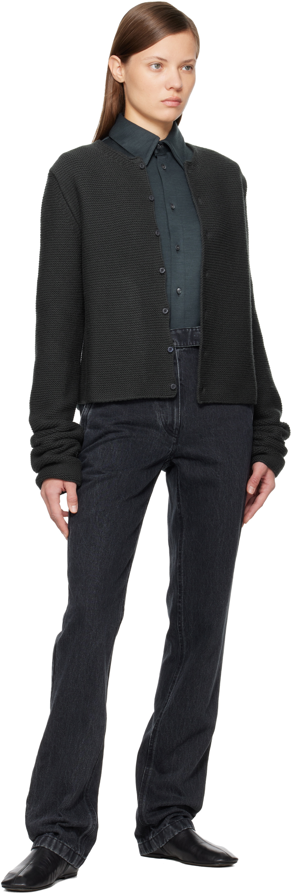 Rier Black Tyrolean Cardigan