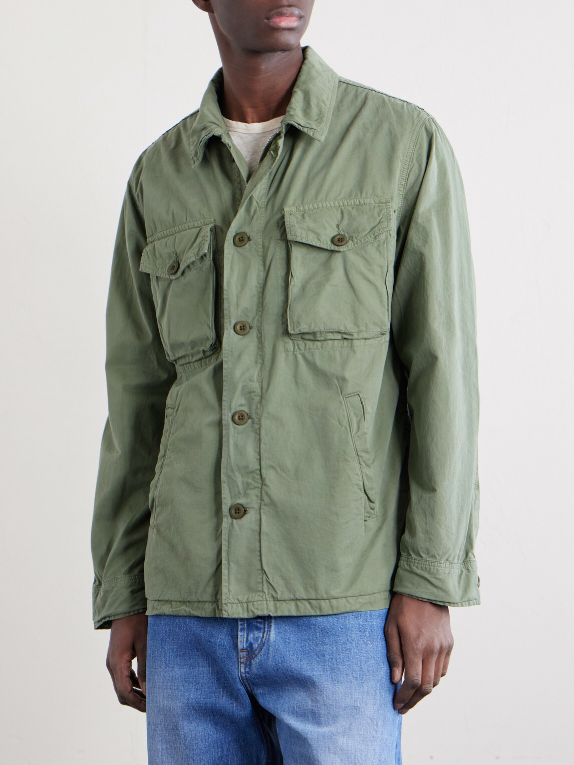 Hartford - Jonah Cotton-Twill Blouson Jacket - Green