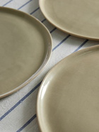 The Conran Shop - Henley Set of Four Glazed Stoneware Dinner Plates, 30.5cm