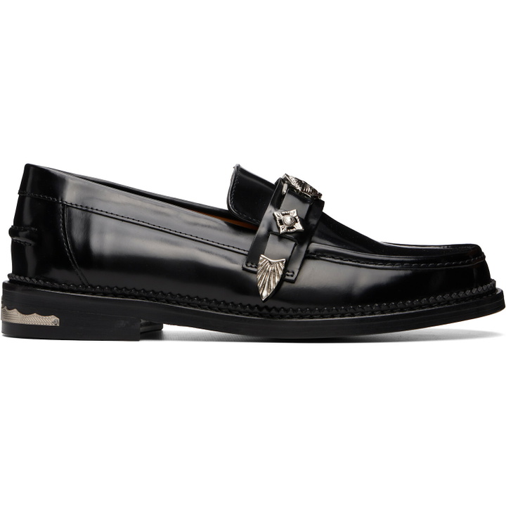 Photo: Toga Virilis Black Metal Loafers