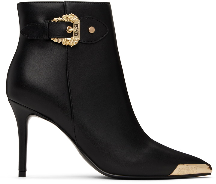 Photo: Versace Jeans Couture Black Scarlett Ankle Boots
