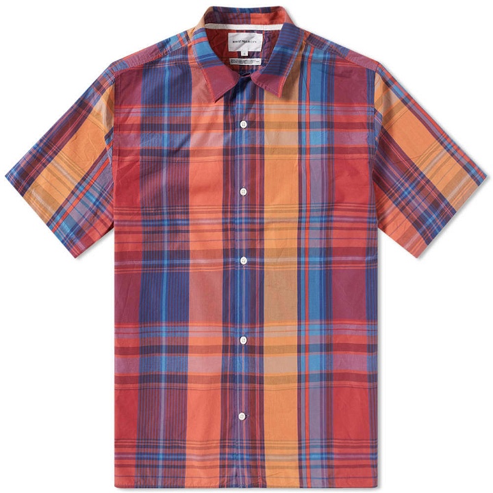 Photo: Norse Projects Short Sleeve Carsten Print Shirt Red
