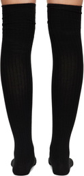 Baserange Black Overknee Socks