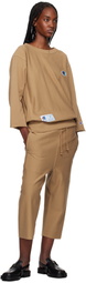 UNDERCOVER Tan Champion Edition Cropped Sweatpants