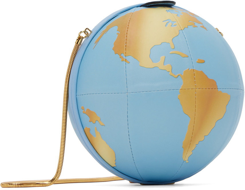 Moschino Blue World Shoulder Bag