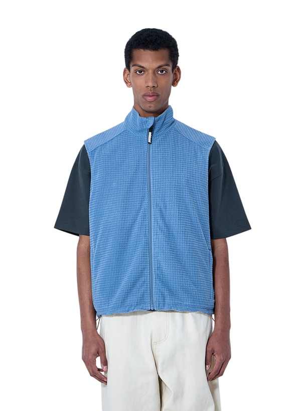 Photo: Metalwood Quilted Zip-Up Vest