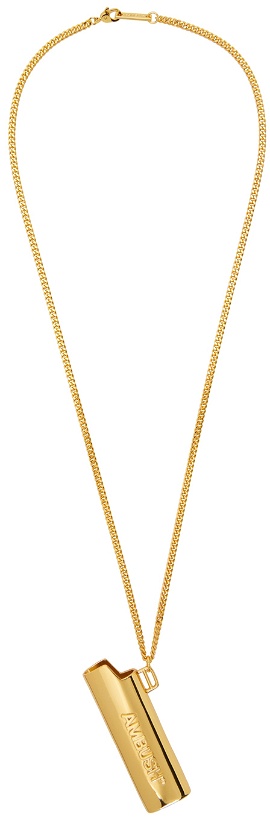 Photo: AMBUSH Gold Lighter Case Necklace
