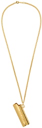 AMBUSH Gold Lighter Case Necklace