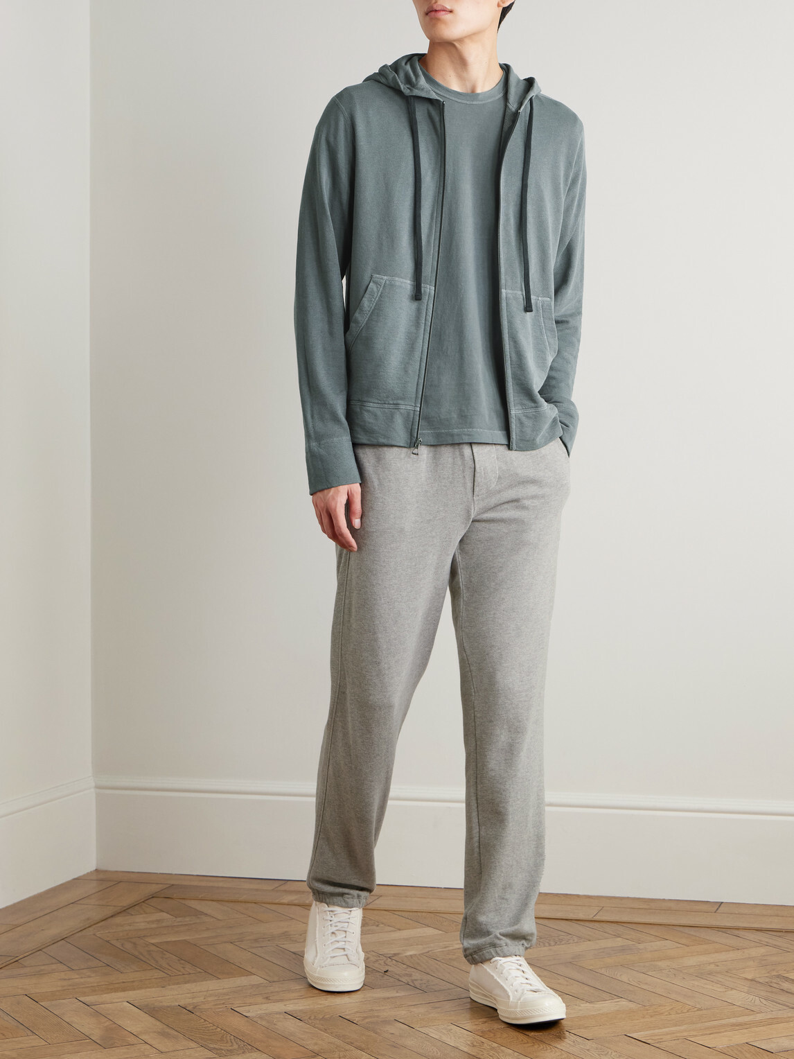 James Perse - Supima Cotton-Jersey Sweatpants - Gray