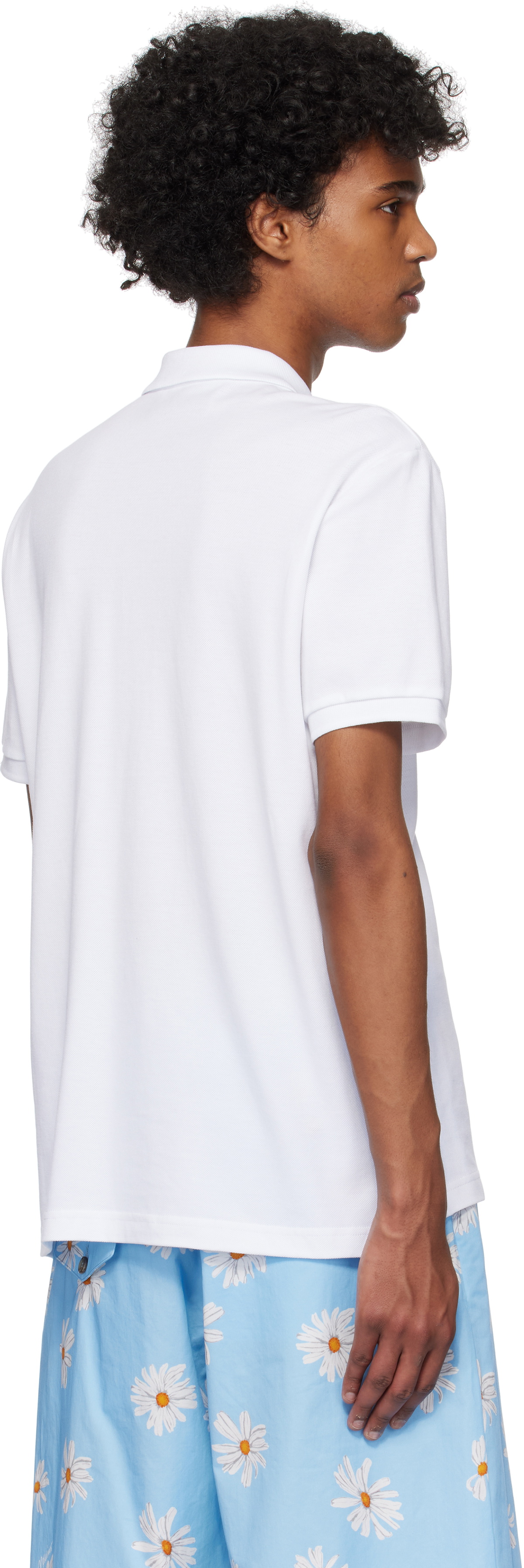 Moschino White Teddy Bear Polo