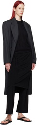 Youth Gray Oversized Coat