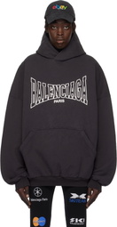Balenciaga Black 'Balenciaga Boxing' Large Fit Hoodie