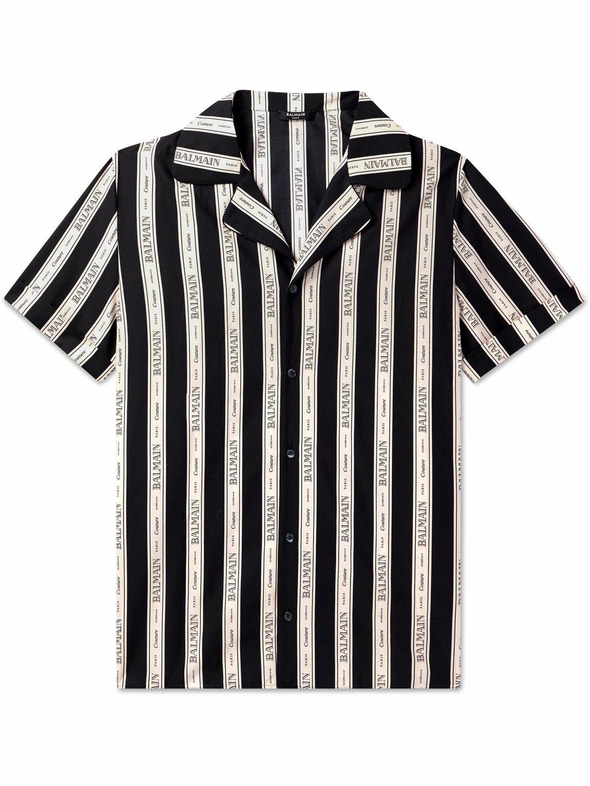 【関税込み】Balmain ブラック＆ホワイト フレイド ジャケット BALMAIN - Jacket With Logo Balmain