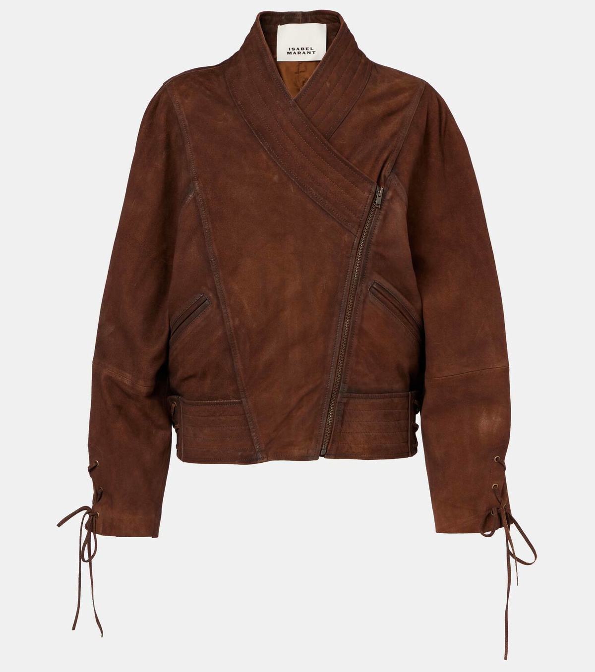 Isabel Marant Edina asymmetric suede jacket Isabel Marant