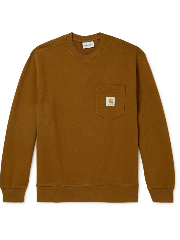 Photo: Carhartt WIP - Cotton-Jersey Sweatshirt - Brown