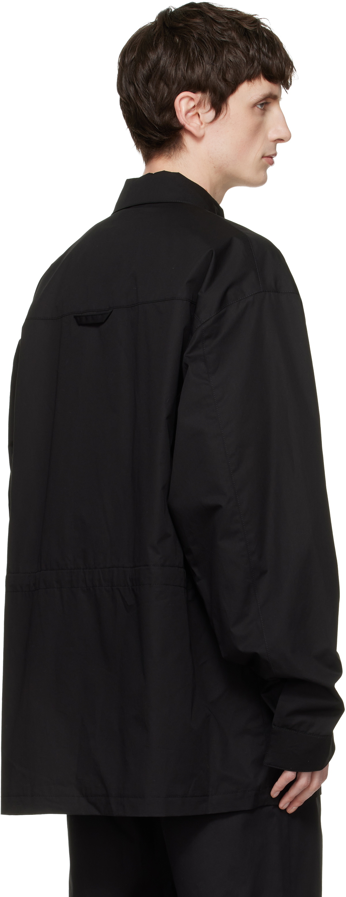 Rier Black Cotton Field Jacket