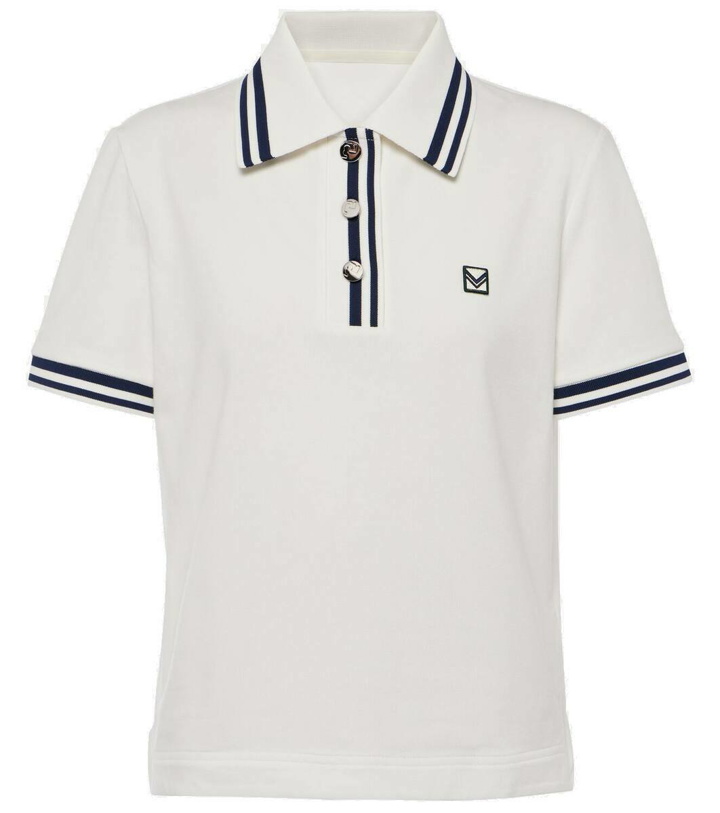 Photo: Tory Sport Cotton-blend piqué polo shirt