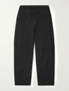 Amomento - Straight-Leg Taffeta Trousers - Black