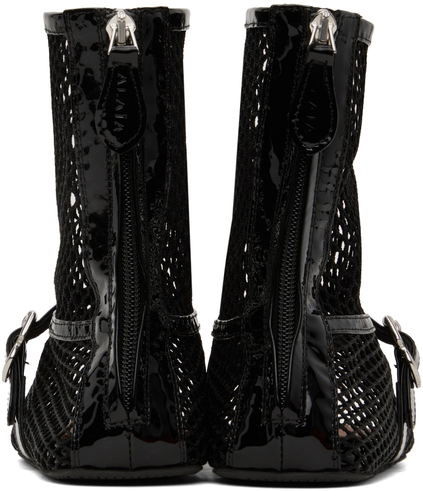 ALAÏA Black Vented Boots