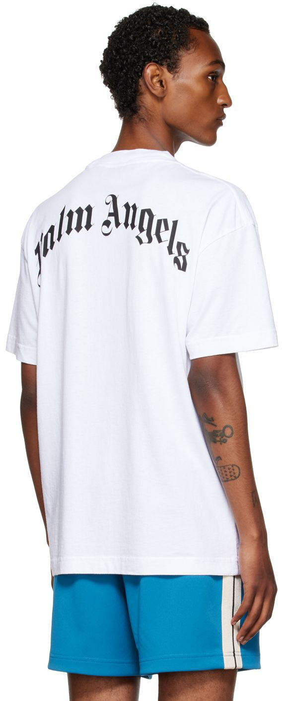 Palm Angels White Leopard Banana T-Shirt